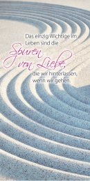 Spuren von Liebe