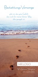 Bestattungsvorsorge Sandspur