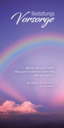 Bestattungsvorsorge Regenbogenbrücke