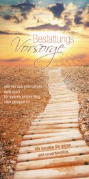 Bestattungsvorsorge Pfad